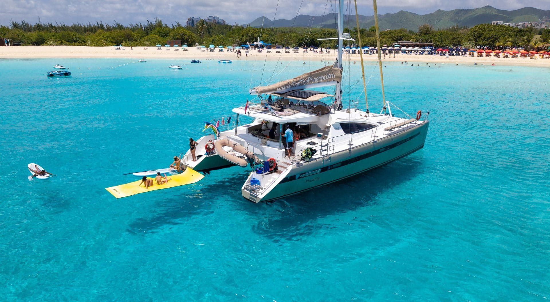 Sail The Phoenix luxury catamaran in St. Maarten